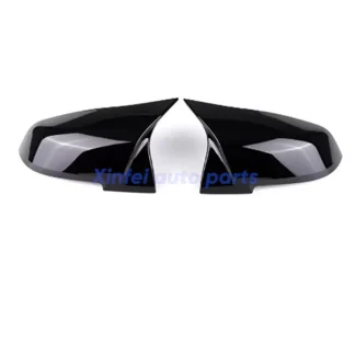 1 2 3 4 X M 220i 328i 420i F20 F21 F22 F23 F30 F32 F33 F36 X1 2 pieces Rearview Mirror Cover Cap Carbon Black for BMW Series